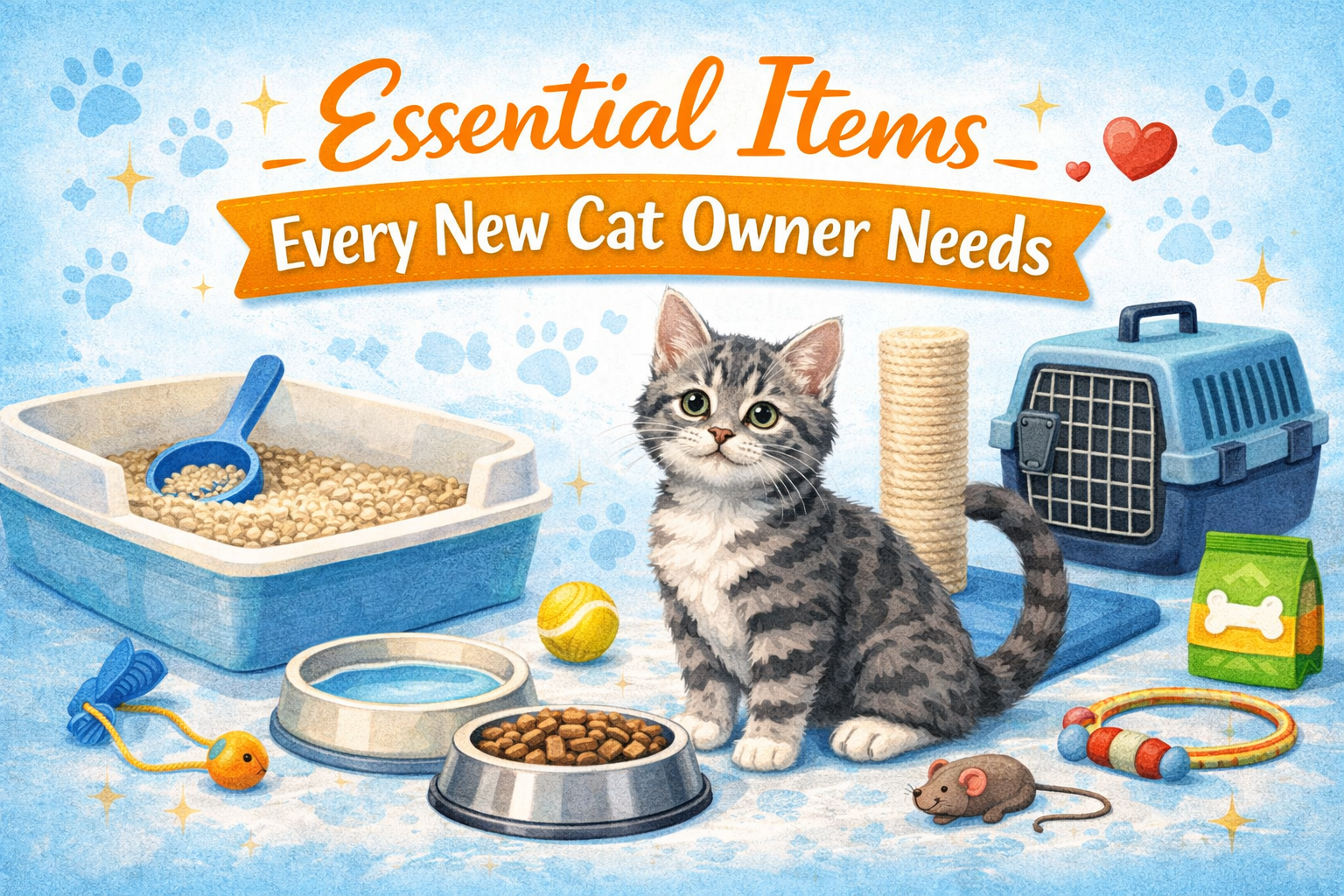 Essential Items Every New Cat Owner Needs 🐱