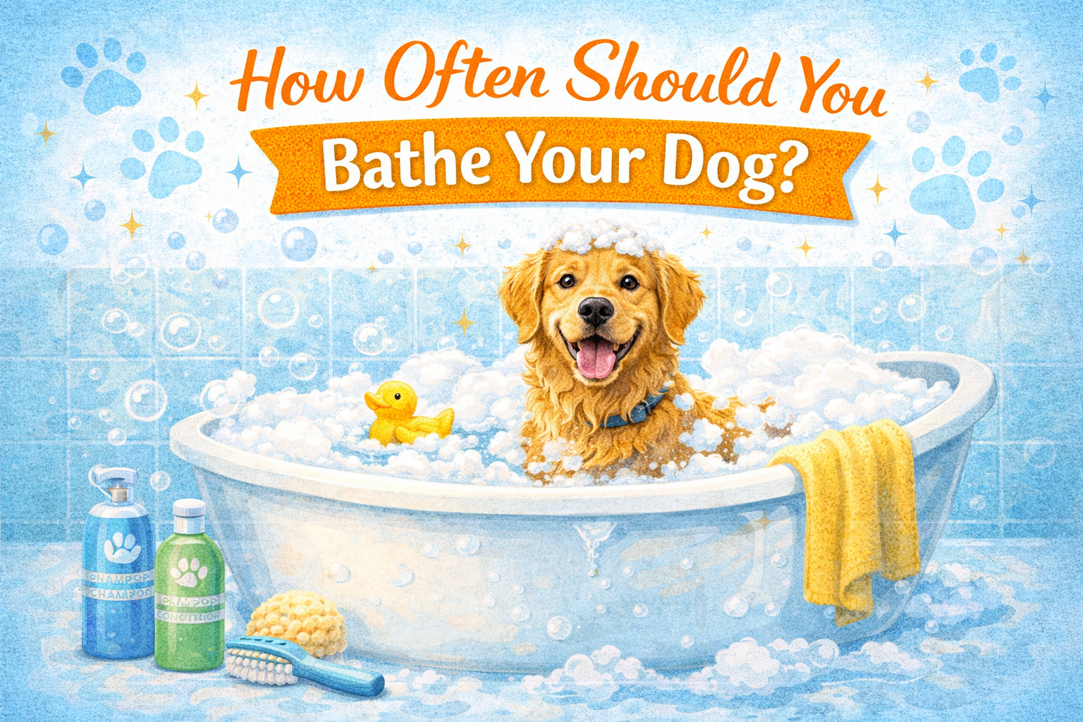 How Often Should You Bathe Your Dog? 🐶