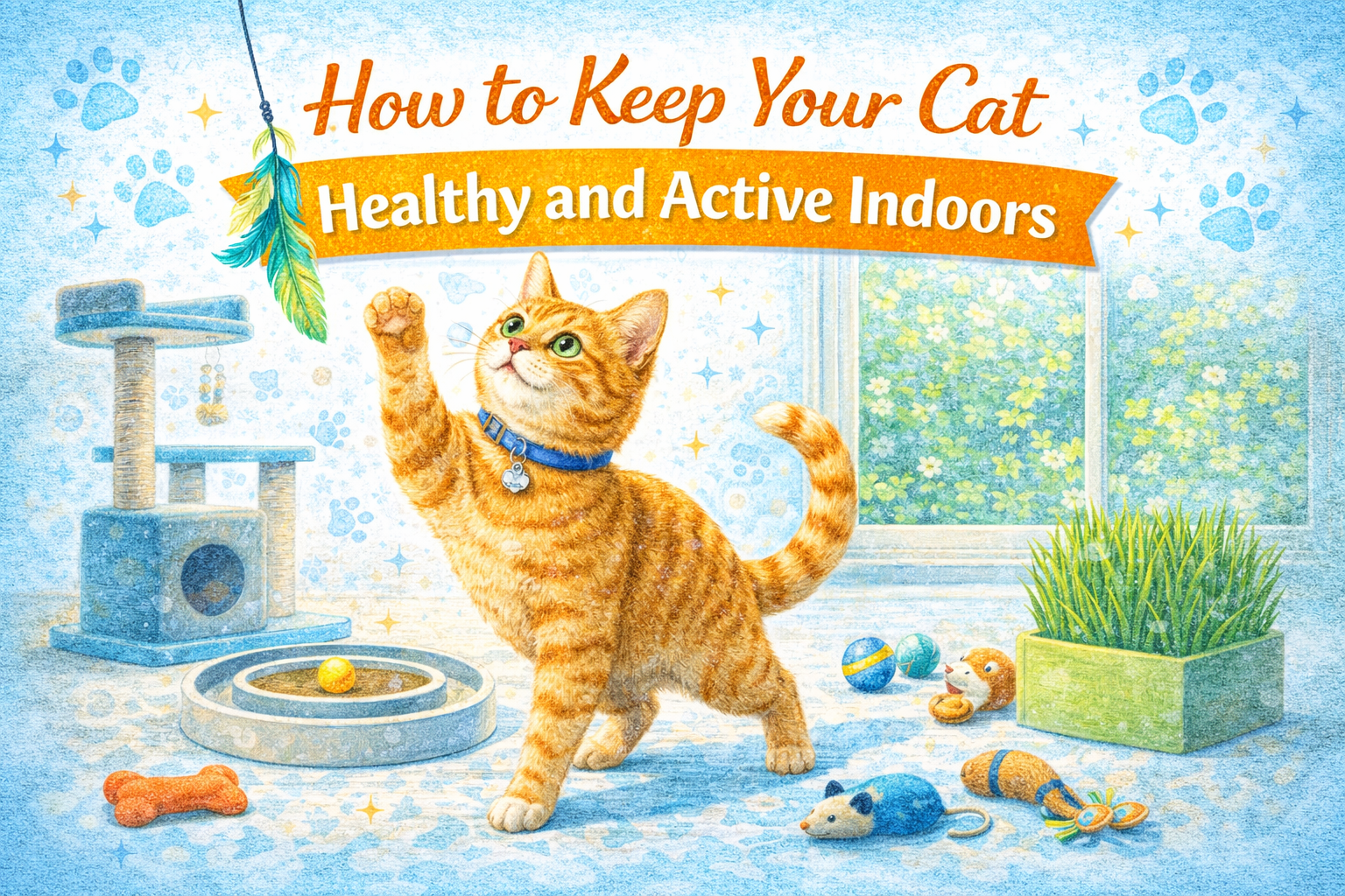 How to Keep Your Cat Healthy and Active Indoors 🐱