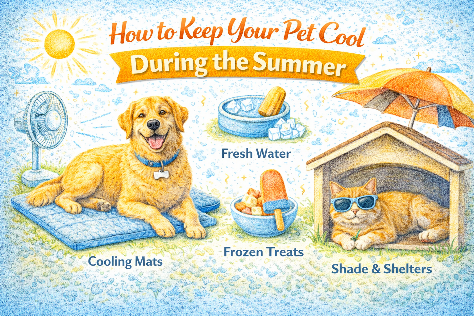 How to Keep Your Pet Cool During the Summer ☀️🐾