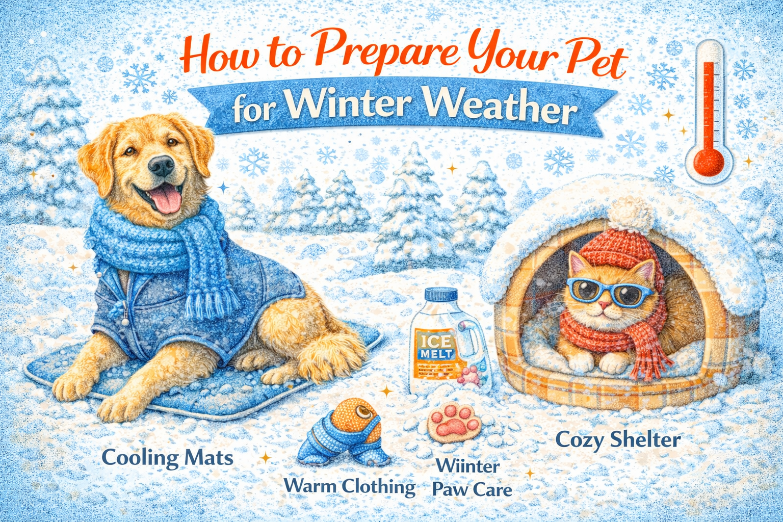 How to Prepare Your Pet for Winter Weather ❄️🐾