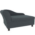 Pet Sofa Bed Couch with Storage, Dark Grey