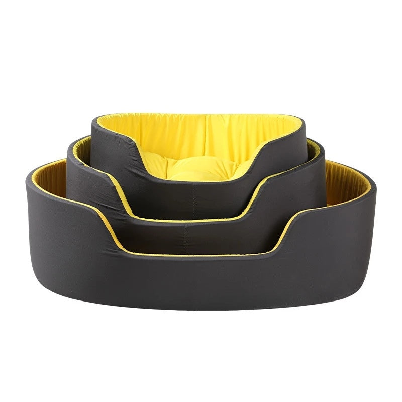 Dog Nest Bed with Reversible Cushion