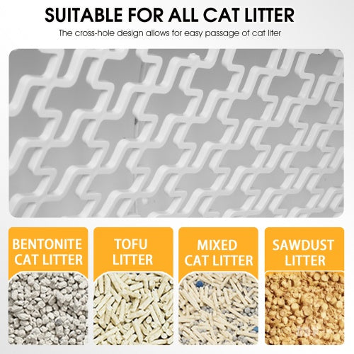 Smart Automatic Cat Litter Box,Automatic Scooping And Odor Removal, App Control, Support 5G    2.4G WiFi For Multiple Cats, Double Odor Removal