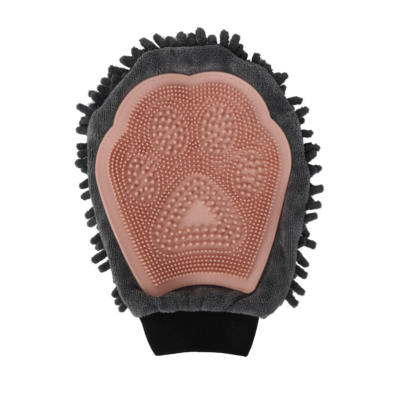 2-in-1 Bathing Massage Glove and Drying 2-Sided