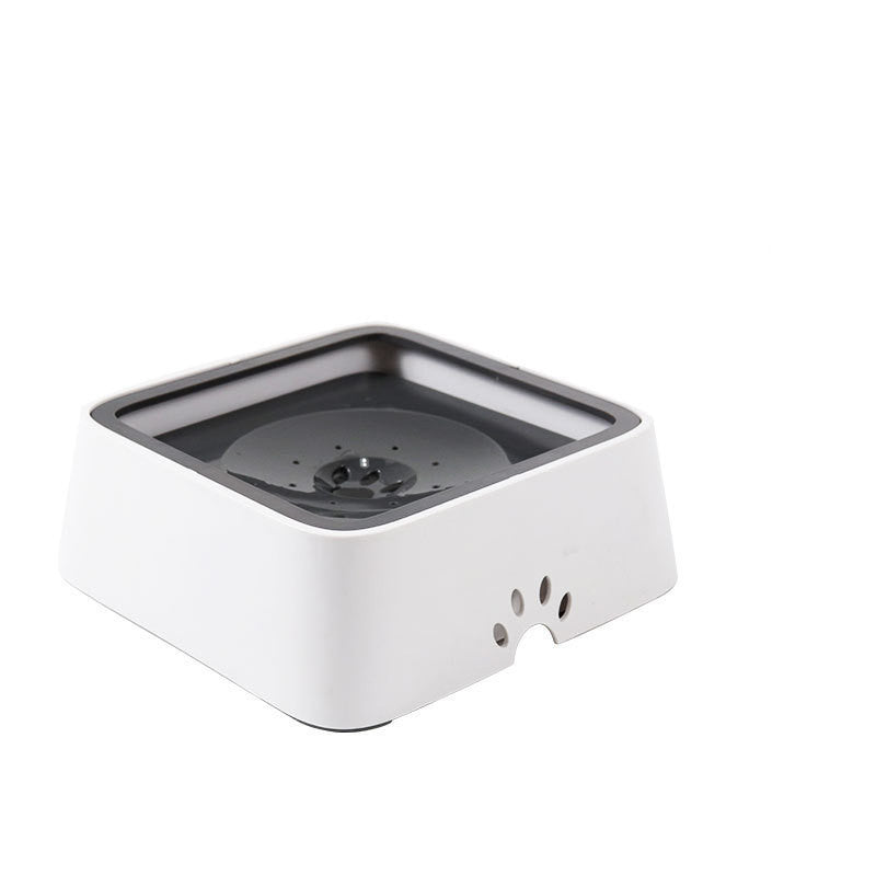 Pet Water Fountain 2L Cat And Dog Basin With Floating Bowl Anti-overflow Slow Water Inlet Distributor