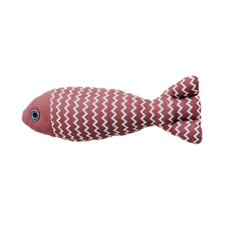 Pet Mint Fish Toy - Three Colors Are Randomly Issued, Pet Mint Fish Toys, Suitable For Cats Of All Ages
