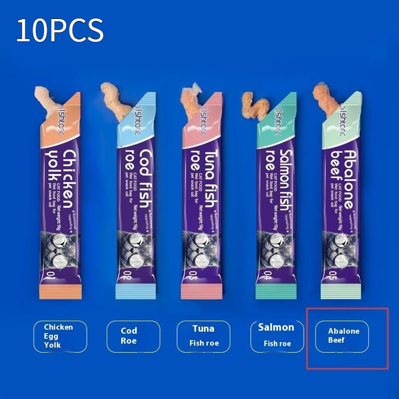 Cat Strip Kittens Nutrition Fat Hair Chin Wet Food Package Cat Snacks