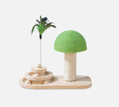 Cat Tree Solid Wood Cat Scratch Post