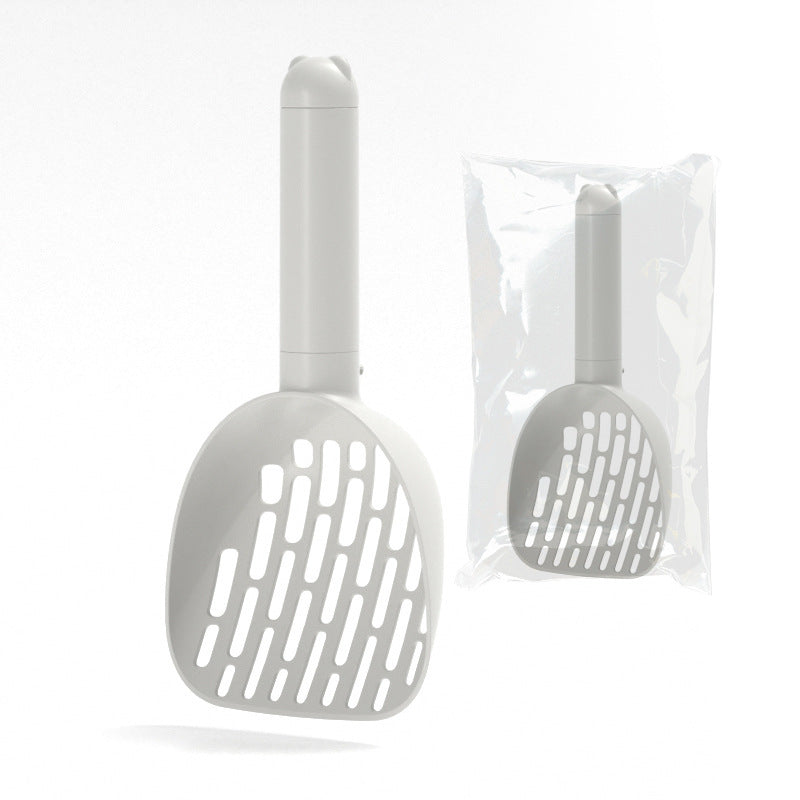 Cat Litter Scoop with Mountable Base