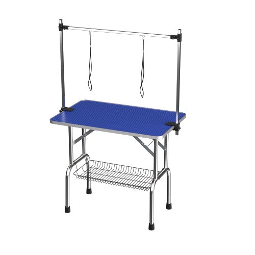 Large Pet Dog And Cat Grooming Table With Adjustable Arms And Clips Large Heavy Duty Animal Grooming Table 42 Inches