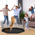 8 Panel Dog Playpen Metal with Bottom Pad (only ship inside USA)