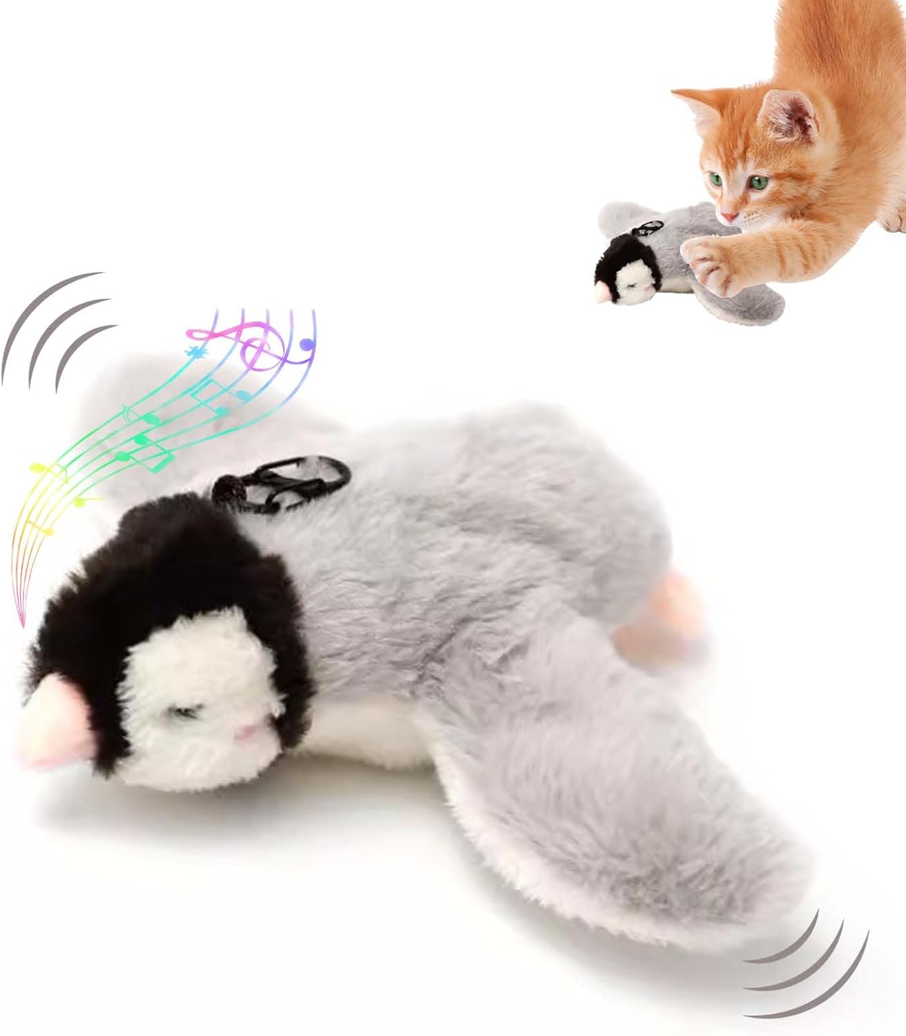Interactive Chirping Flapping Bird Cat Toy