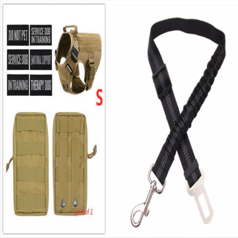 Military Tactical Adjustable Dog Harness