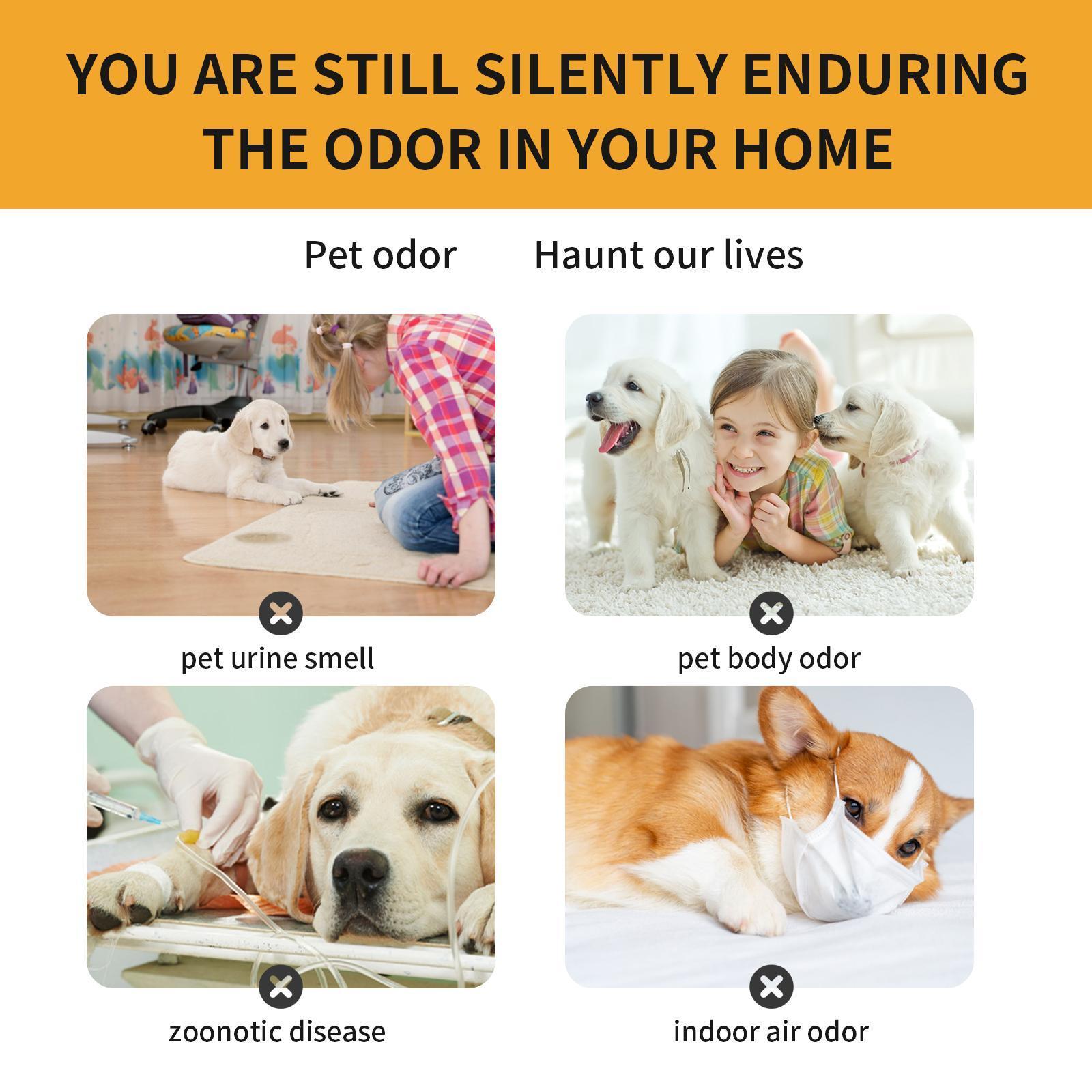 Pet Fabric Deodorizer Spray Air Clean Pet Oder Indoor Long-lasting Air Freshener Deodorizer