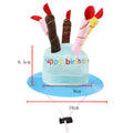 Lion Hair Mane - Cute Bunny Ears - Happy Birthday Hat - Blue Bear - Pet Cosplay Costumes