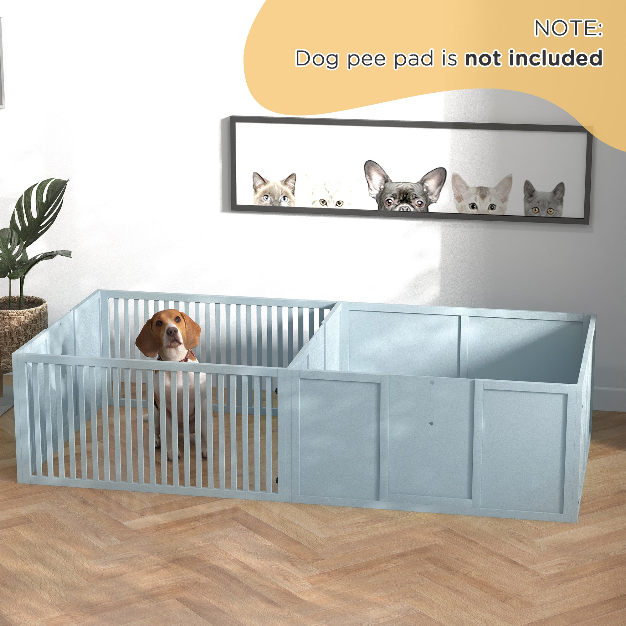 Dog Whelping Box Dog Crates For Mothers, Newborn Puppy Supplies And Essentials Built Comfortably