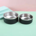 Pet Bowl Stainless Steel Dog Bowl Upright Dog Bowl