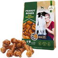Dog Peanut Butter Bones with Cranberry Rawhide Free Chew Treats, Organic Snacks Healthy Collagen & Bulk Best Chews