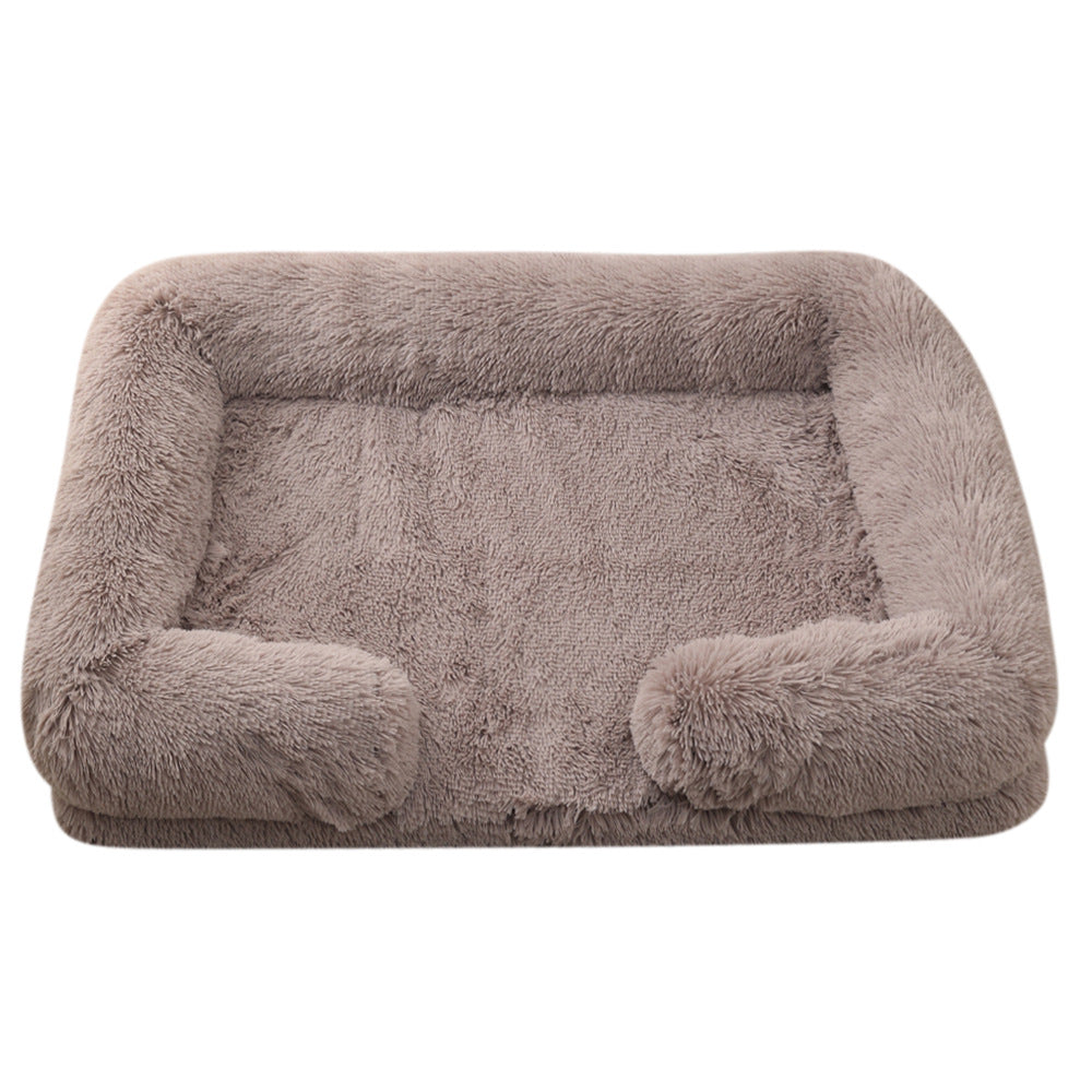 Plush Square Pet Bed Dog Bed Winter