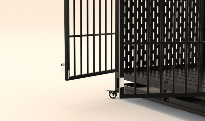 Heavy Duty Dog Crate Furniture Wooden Table 33inch Brown