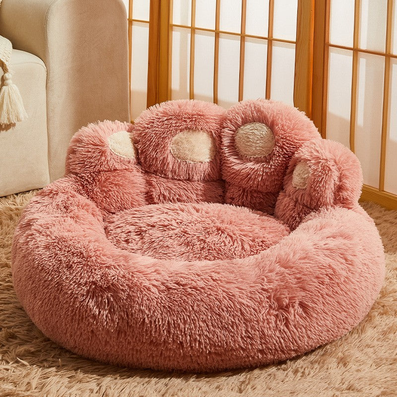 Fleece-Lined Sofa Matress Pet Bed