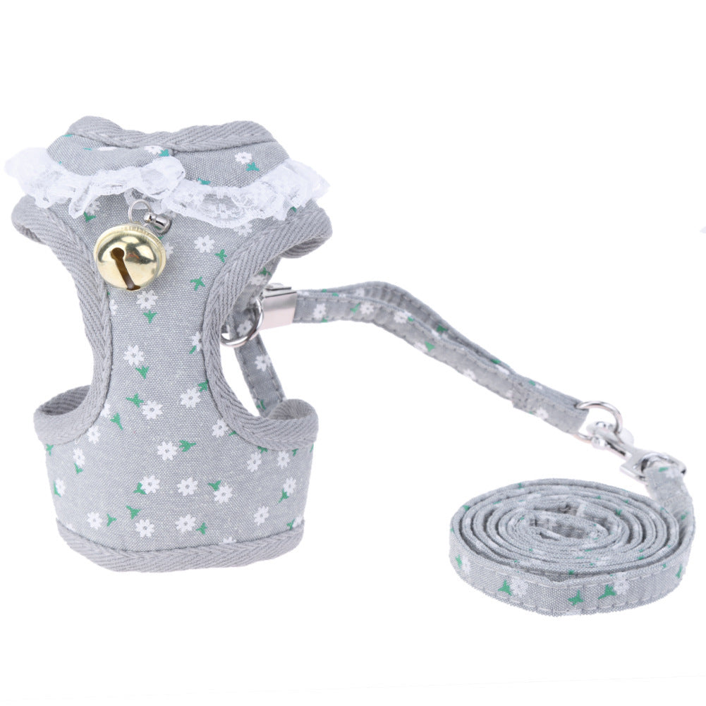 Pet Strawberry Chest Rope Pet Leash