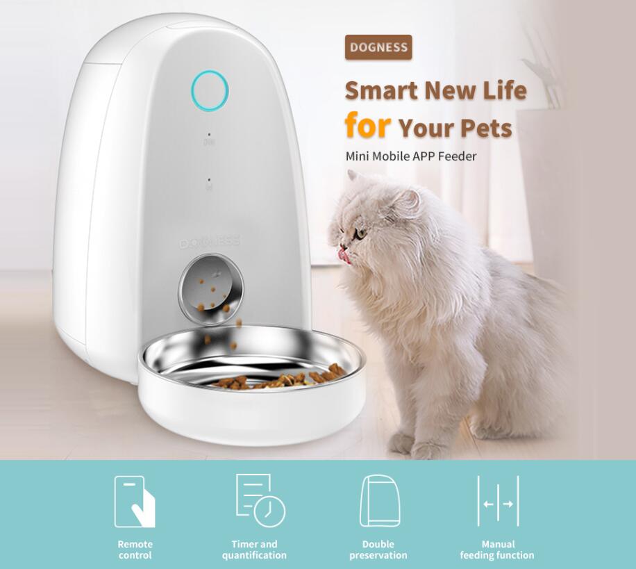 2L Automatic WiFi Smart App Feeder Food Dispenser for Small Dogs and Cats