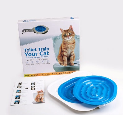 Pet Toilet Trainer Cats Cleaning Training Toilet Supplies with Toilet Seat Lighting