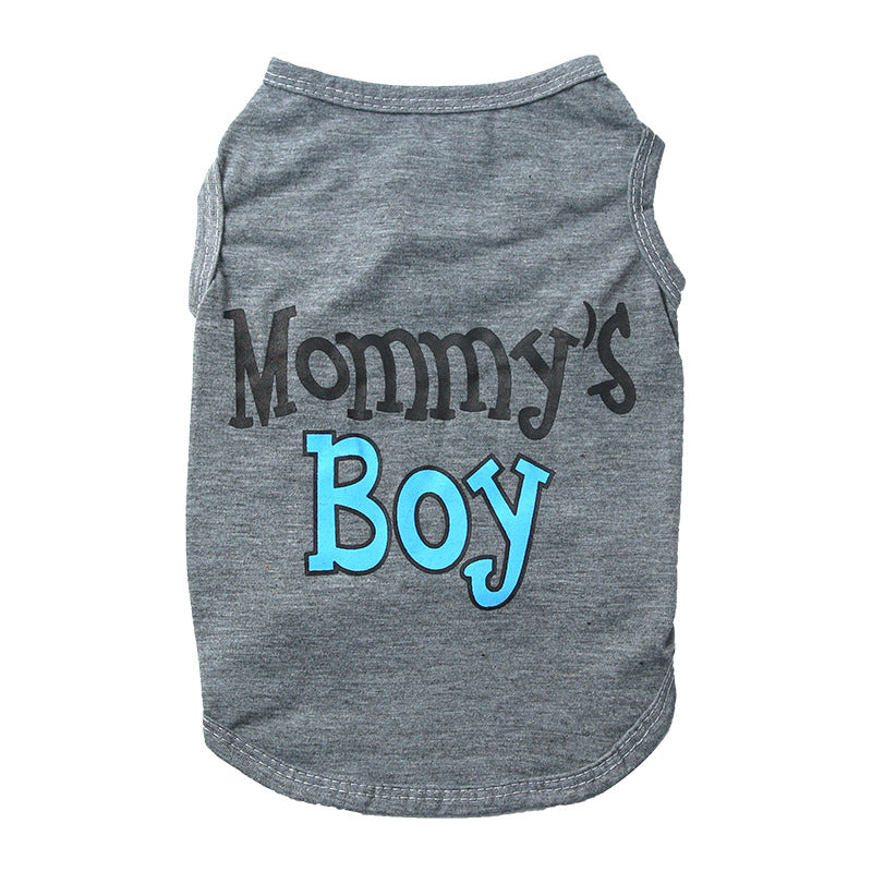 Mommy's Boy Dog Shirt