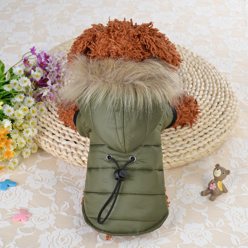 Pet Winter Jacket Dog Winter Coat with Hat