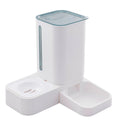 Automatic Pet Food & Water Storage Double Plastic Pet Bowl