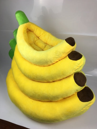 Washable Pet Banana Kennel Pet Pad Pet Bed