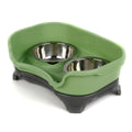 Pet Double Splash-Proof Stainless Steel Food Bowl