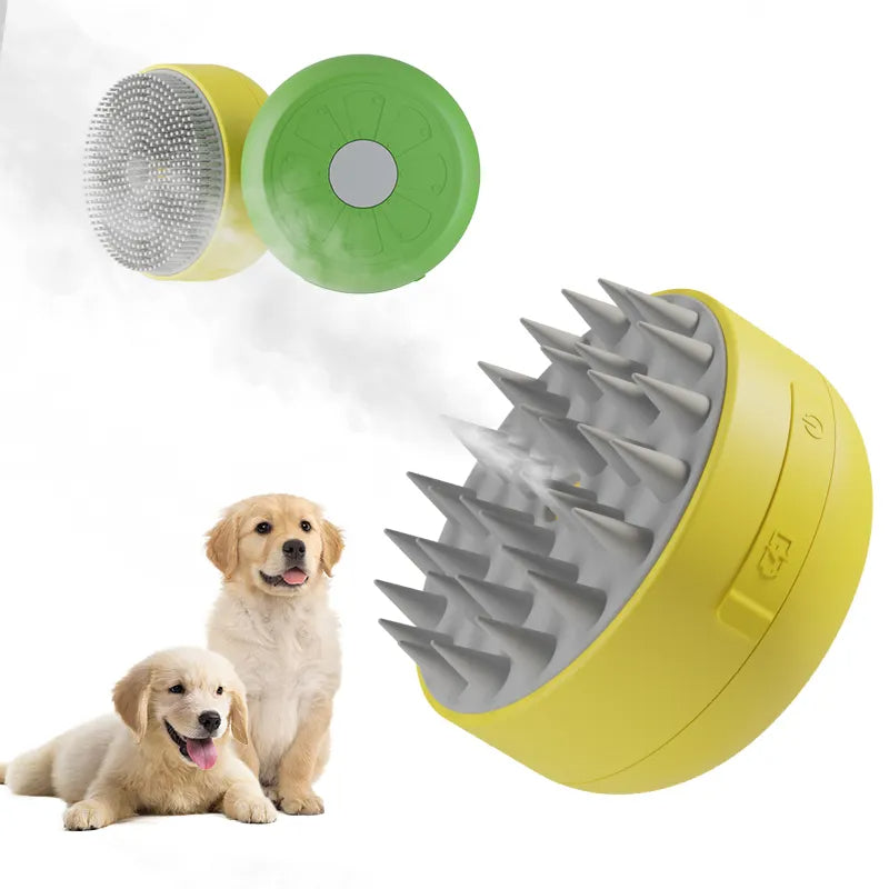 Cat Spray Electric Massage Comb - Pet Hair Comb Spray Massager Vaporizer Comb Steam Brush Dog & Cat Cleaning & Bathing