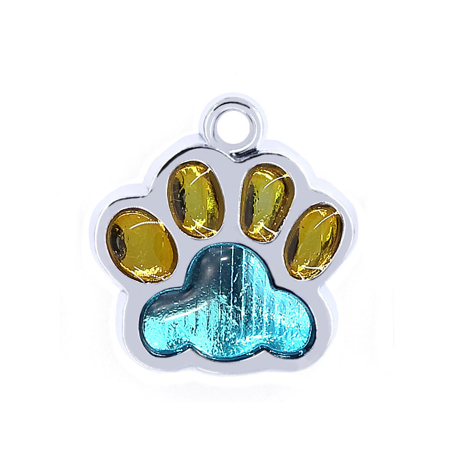 Pet Tag Footprint Dog
