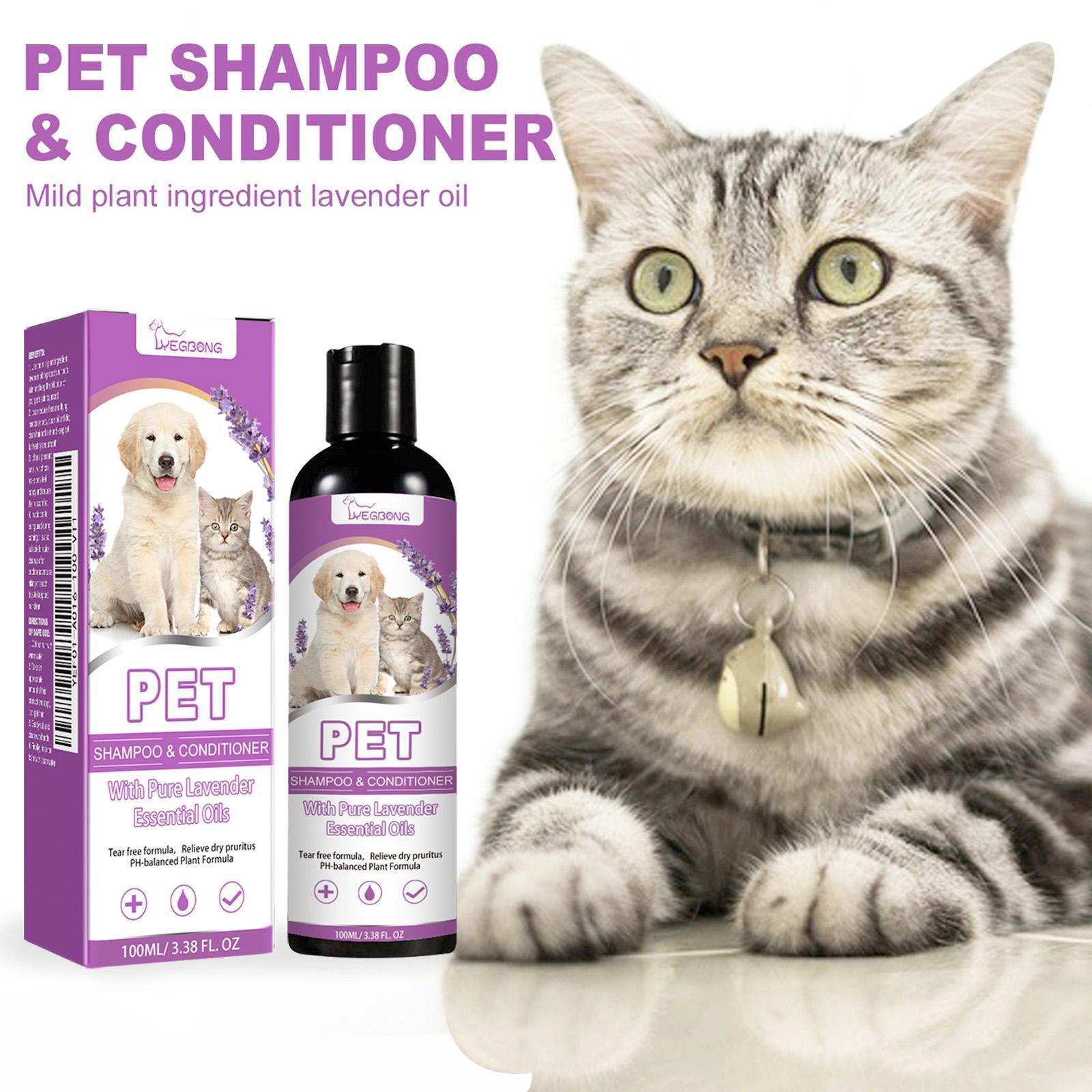 Yegebang Pet Shampoo And Shower Gel Relieves Itchy Skin And Leaves Hair Smooth And Untangled