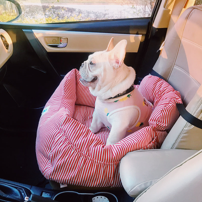 Travel car seat small dog cushion