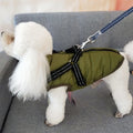 Pet Waterproof Winter Warm Coat With Harness