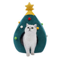 Christmas Tree Pet Bed - Warm Pet Nest
