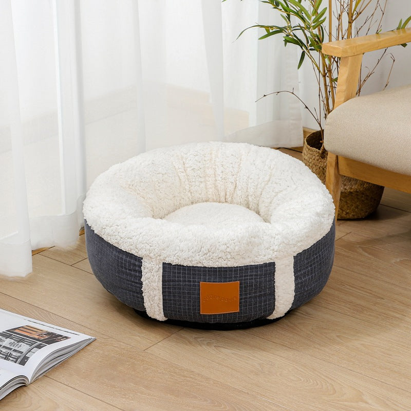 Super Soft Warm Pet Bed - Lamb Wool Kennel