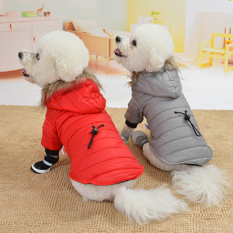Pet Winter Jacket Dog Winter Coat with Hat