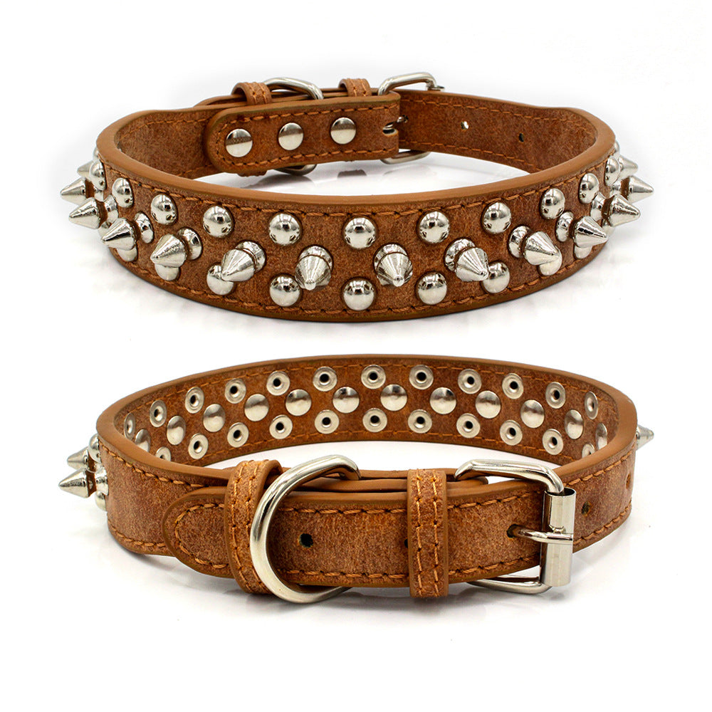 Rivet Dog Collar