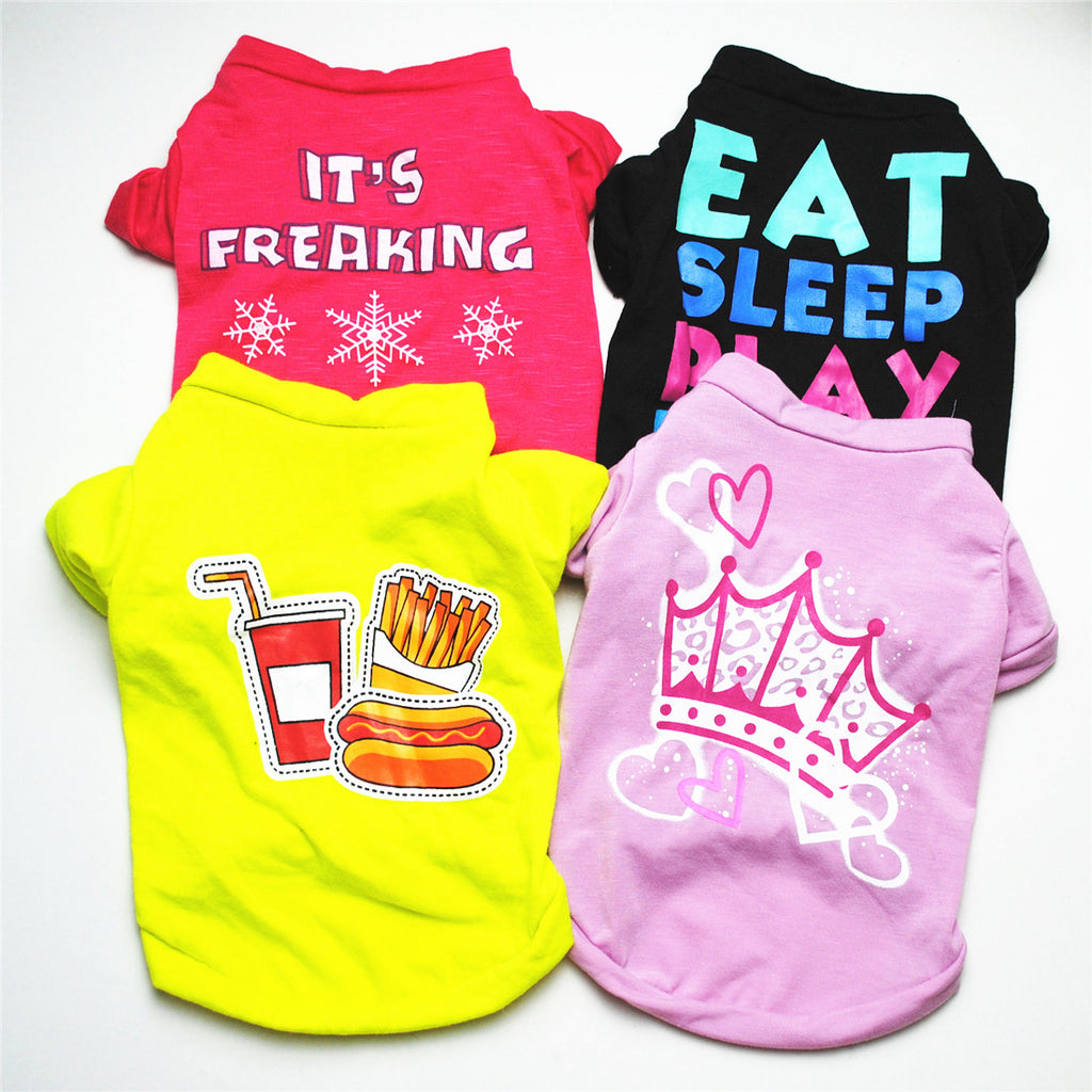 Breathable cotton vest for dogs