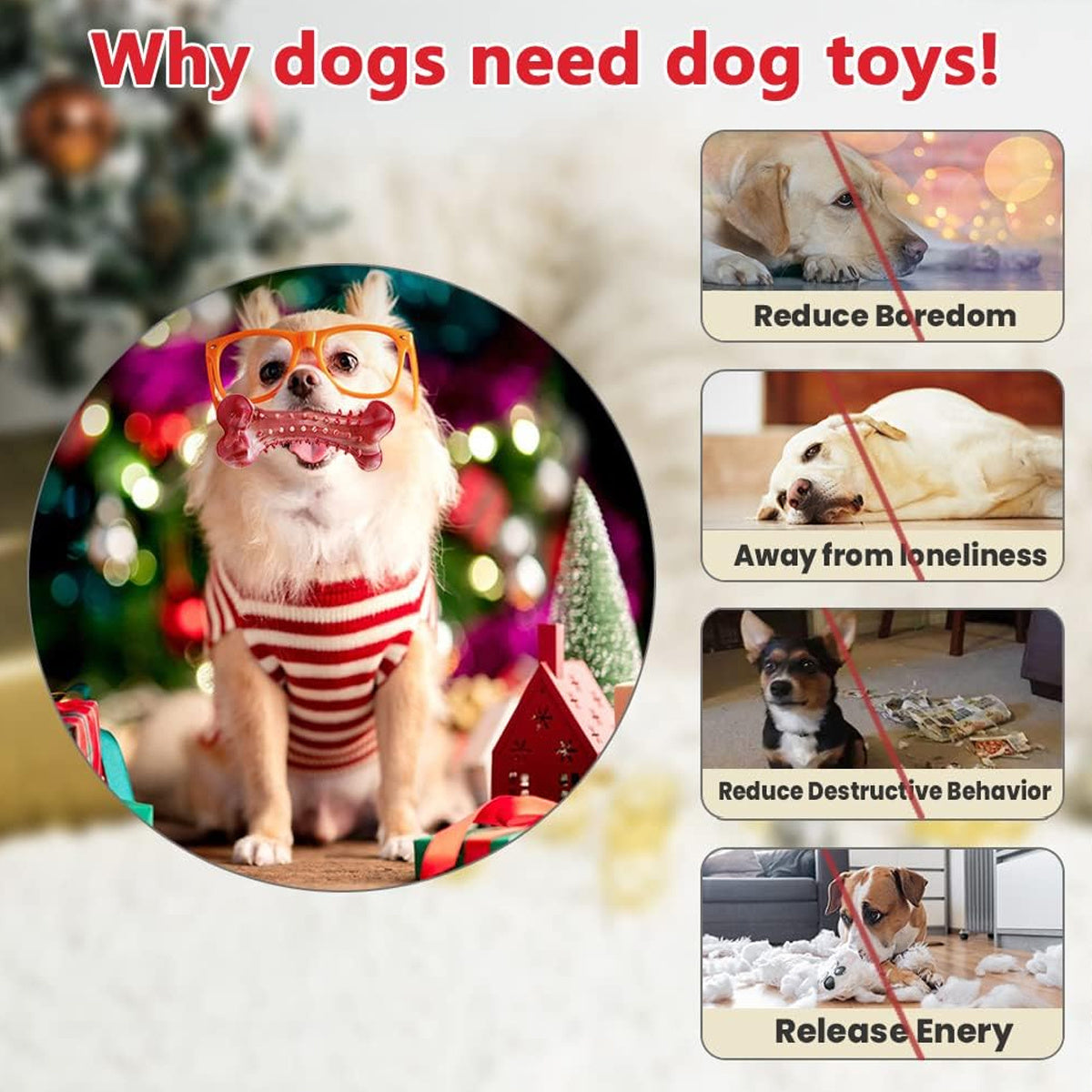 Durable Natural Rubber Dog Chew Toy