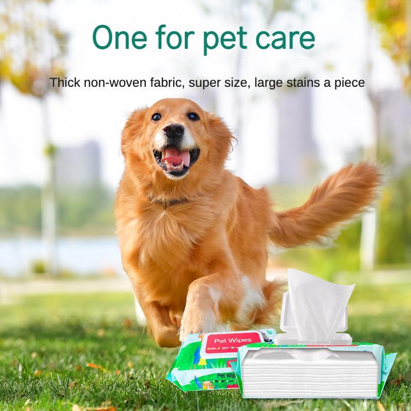 Dog And Cat Wet Wipes, Fragrance Free, Plant.based  SKIP THE BATH Gentle Cleansing And Deodorizing,Hypoallergenic, Wipes For Paws Ears, Fur, Eye Ducts And Butt