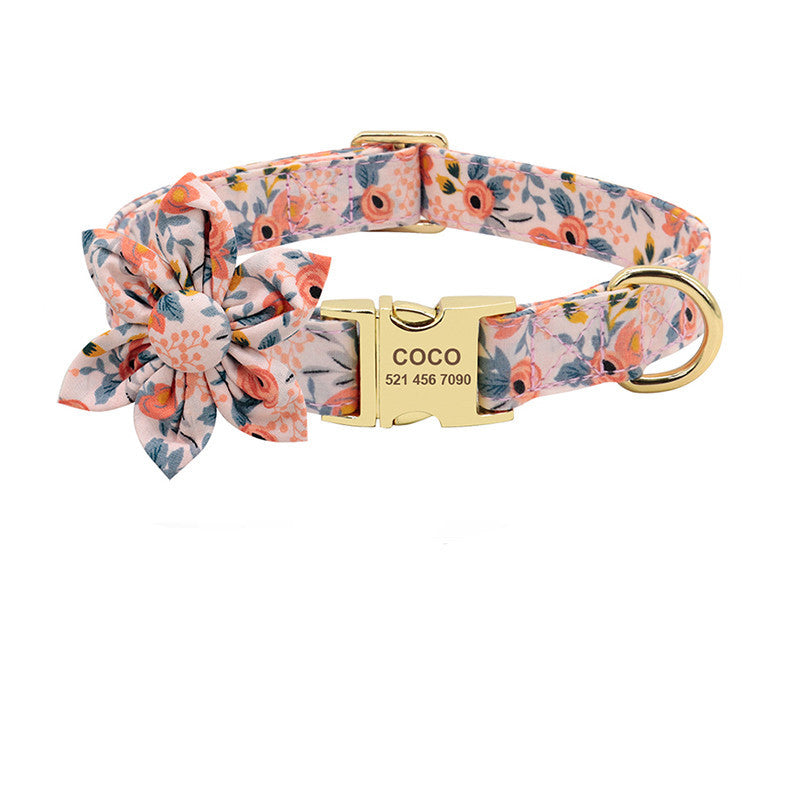 Fashion Printed Nylon Dog Collar
