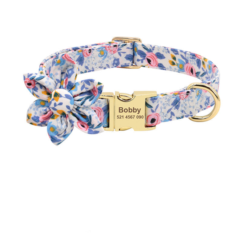 Fashion Printed Nylon Dog Collar