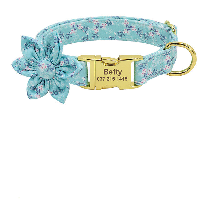 Fashion Printed Nylon Dog Collar