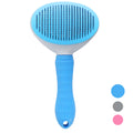 Stainless Steel Dog & Cat Hair Brush - Self-Cleaning Comb